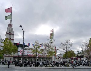 Entrance to the Porte de Versailles exhibition park in Paris 15th arrondissement