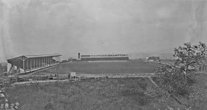 panoramic view of Stade Bergeyre stadium in 1922