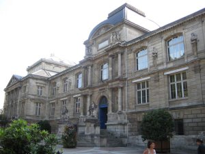 Front facade of the Musée des Beaux-Arts de Rouen art museum building