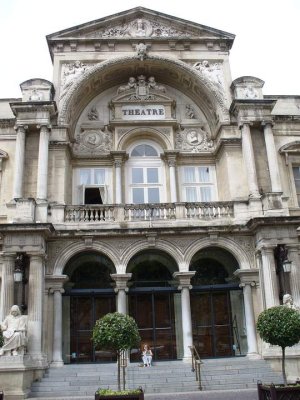 Historic Avignon Opera Theatre building designed by architects Leon Feucheres and Theodore Charpentier