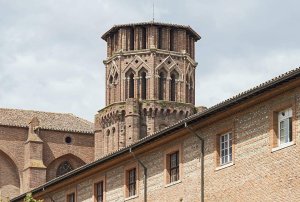 Bell tower of Musée des Augustins in Toulouse