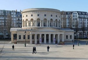 Rotonde de la Villette, a historic octroi gate building in Paris with classical architecture