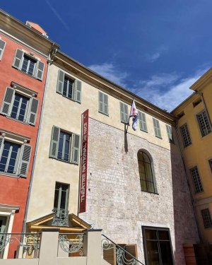 Facade of the Franciscains Hall after rehabilitation works in Nice