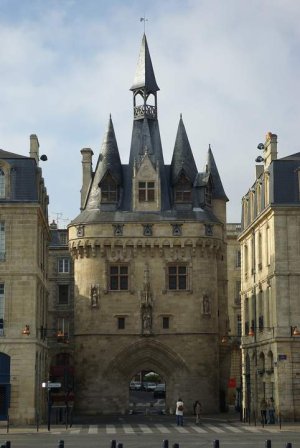 Porte Cailhau historic city gate in Bordeaux France