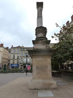 Monument dedicated to Camille Jullian situated in Place Camille Jullian in Bordeaux