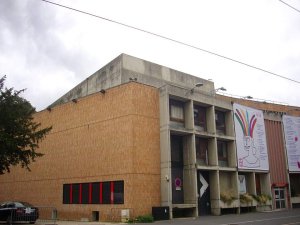 Exterior view of La Comédie de Reims theater building in Marne, France