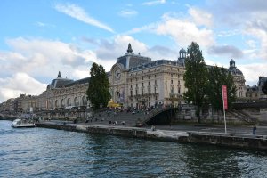 Exterior view of the Musée d'Orsay building in Paris