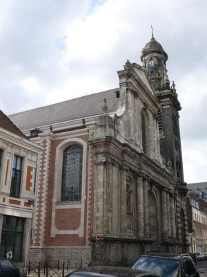 Exterior view of Saint-Andrew's church in Lille, Nord, France
