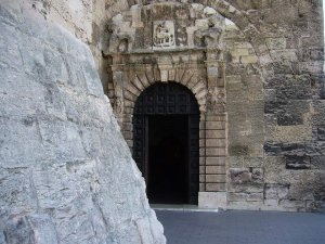 entrance gate of the Abbey of St. Victor in Marseille