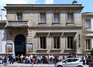 Exterior view of Musée Marmottan Monet in Paris with classical architecture