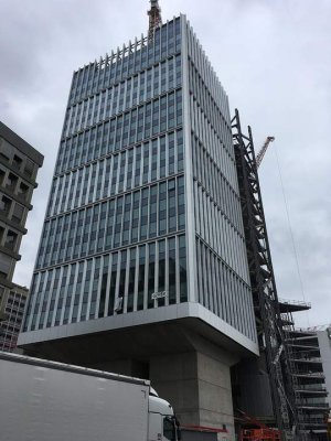 Modern exterior view of Tour Silex 2 skyscraper