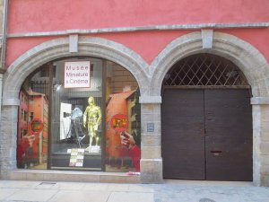 Facade of Musée Miniature et Cinéma in Saint-Jean district of Lyon