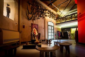 Voodoo Castle museum Vodou collection artifacts displayed in Strasbourg