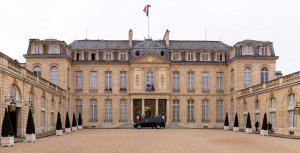 Secretary of State Michael R. Pompeo arriving to meet French Foreign Minister Jean-Yves Le Drian in Paris