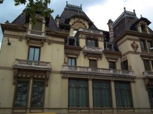 Exterior view of Villa Lumière showcasing its ornate architecture