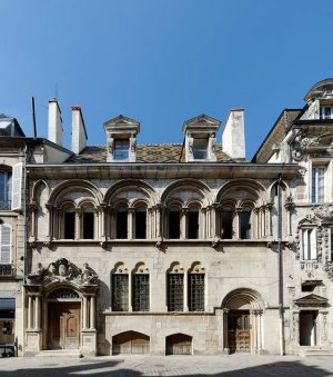 Exterior view of Hôtel Aubriot, historic building in Dijon