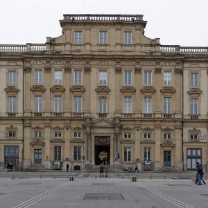 Facade of the Palais Saint-Pierre in Lyon housing the Museum of Fine Arts