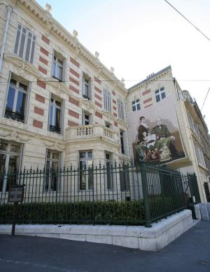 Exterior view of Musée Grobet-Labadié a 19th century historic townhouse in Marseille