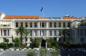 The Palais de la Préfecture, formerly the Palace of the Kings of Sardinia, located in Nice, France