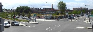 View of Porte de Valenciennes at Place Guy de Dampierre