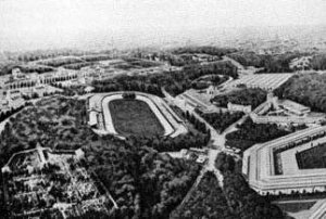 Vélodrome municipal de Vincennes cycling stadium in Bois de Vincennes near Paris