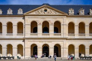 Exterior view of the Musée de l'Armée building in Paris