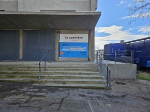 Place name sign for La Sucrière in Lyon