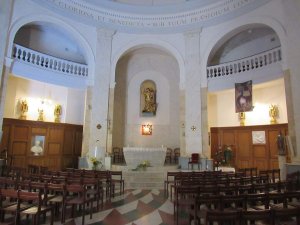 Interior view of Notre-Dame-des-Accoules Church showing its architectural features