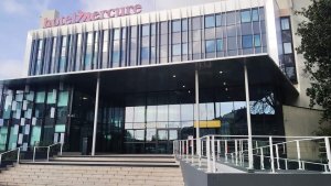 Exterior view of Centre des Congrès Jean Monnier in Angers