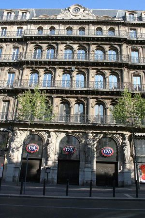 Historic Hôtel Louvre et Paix building on La Canebière street in Marseille