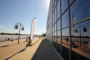 View of Cap Sciences building in Bordeaux designed by architect Bernard Schweitzer