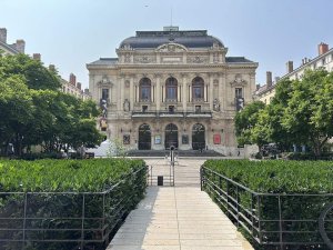 view of Place des Célestins square in Lyon