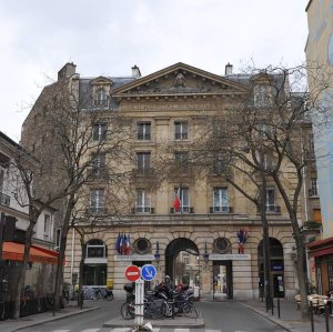 Entrance to Saint-Antoine Hospital in Paris