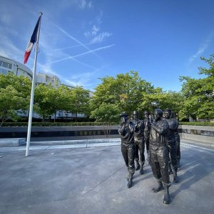 Monument aux morts dedicated to France's fallen soldiers in external operations, located in Paris