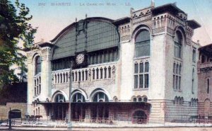 Exterior view of the former Biarritz-Ville train station building
