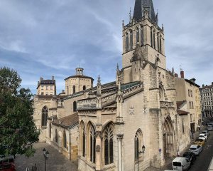 Exterior facade of the Église Saint-Paul church in Lyon