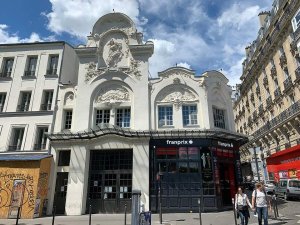 Exterior view of Théâtre de l'Élysée Montmartre in Paris