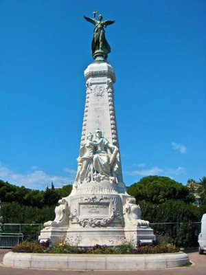 Centenary Monument in Nice commemorating the attachment of Nice to France