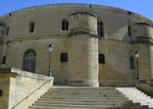 Exterior view of the Ursulines convent in Montpellier housing Agora de la danse