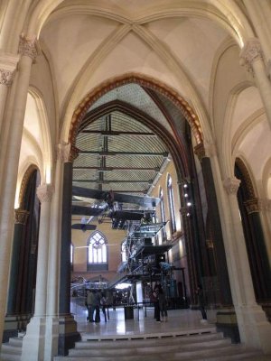 Interior view of the choir area in St-Martin-des-Champs Priory