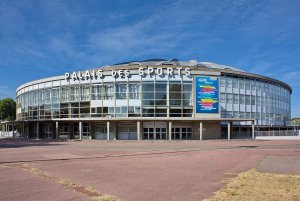 Exterior view of Palais des Sports de Gerland sports arena building