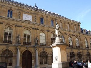 Exterior view of Musée des Beaux-Arts in Dijon, Burgundy, France