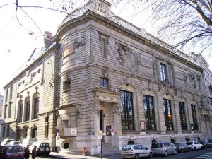 Facade of Salle Molière theater in Lyon's 5th arrondissement