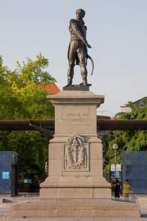 Statue of Jean Rapp by Frédéric Auguste Bartholdi located in Place Rapp, Colmar, France