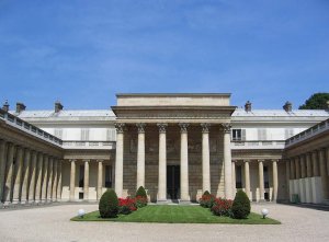 Facade of the Hôtel de Salm, Grande Chancellerie de la Légion d'Honneur in Paris