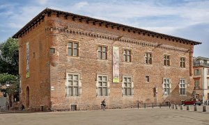 Facade of Musée Saint-Raymond located at Place Saint Sernin in Toulouse
