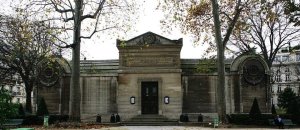 Exterior view of Chapelle Expiatoire, a historic neoclassical chapel in Paris