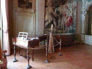 Decorated interior room at Palais Lascaris in Nice