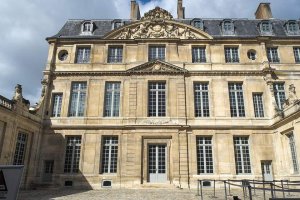 Exterior view of Hôtel Salé building housing Musée Picasso in Paris