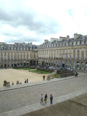View of Place du Parlement-de-Bretagne seen from the Parliament building